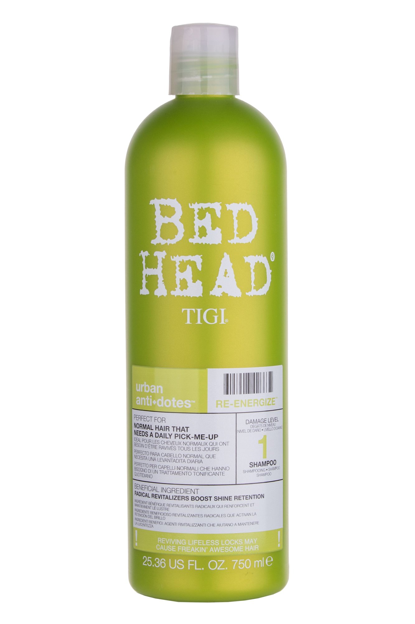 Tigi Bed Head Re-Energize 750ml šampūnas