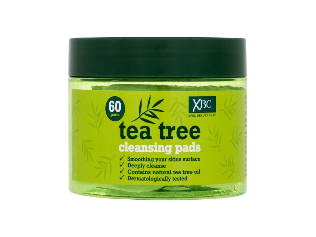Xpel Tea Tree Cleansing Pads 60vnt drėgnos servetėlės