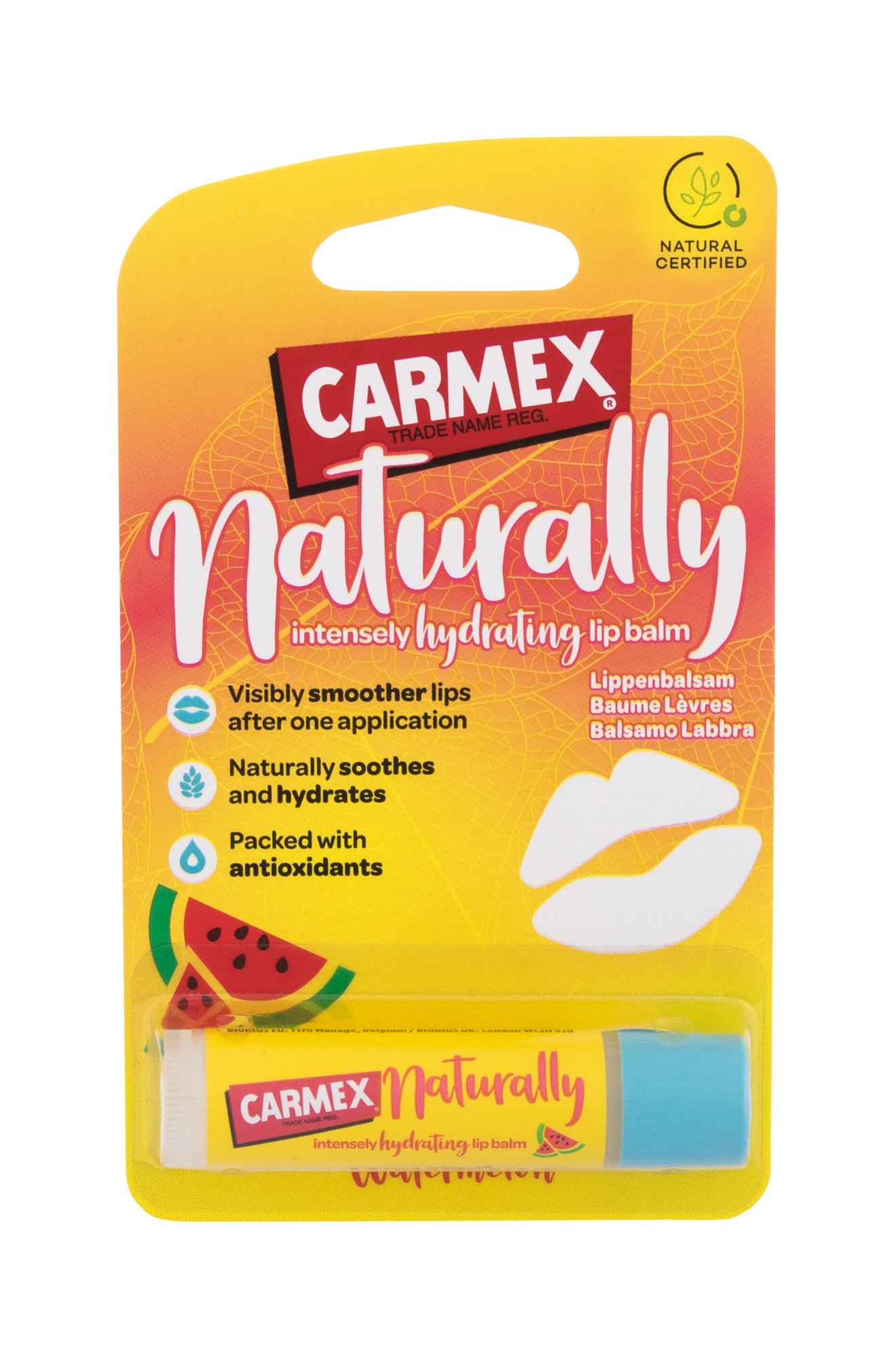 Carmex Naturally 4,25g lūpų balzamas