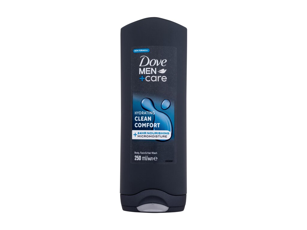 Dove Men + Care Hydrating Clean Comfort 250ml dušo želė