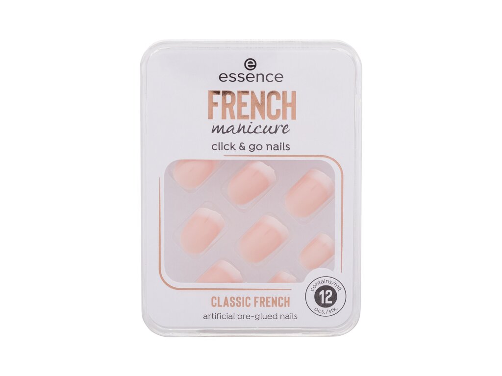 Essence French Manicure Click & Go Nails 12vnt Moterims manikiūro priemonė