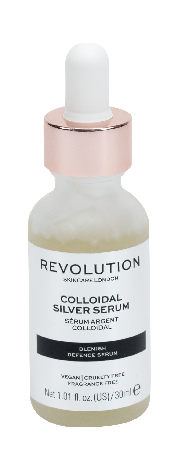 Makeup Revolution London Skincare Colloidal Silver Serum 30ml Veido serumas