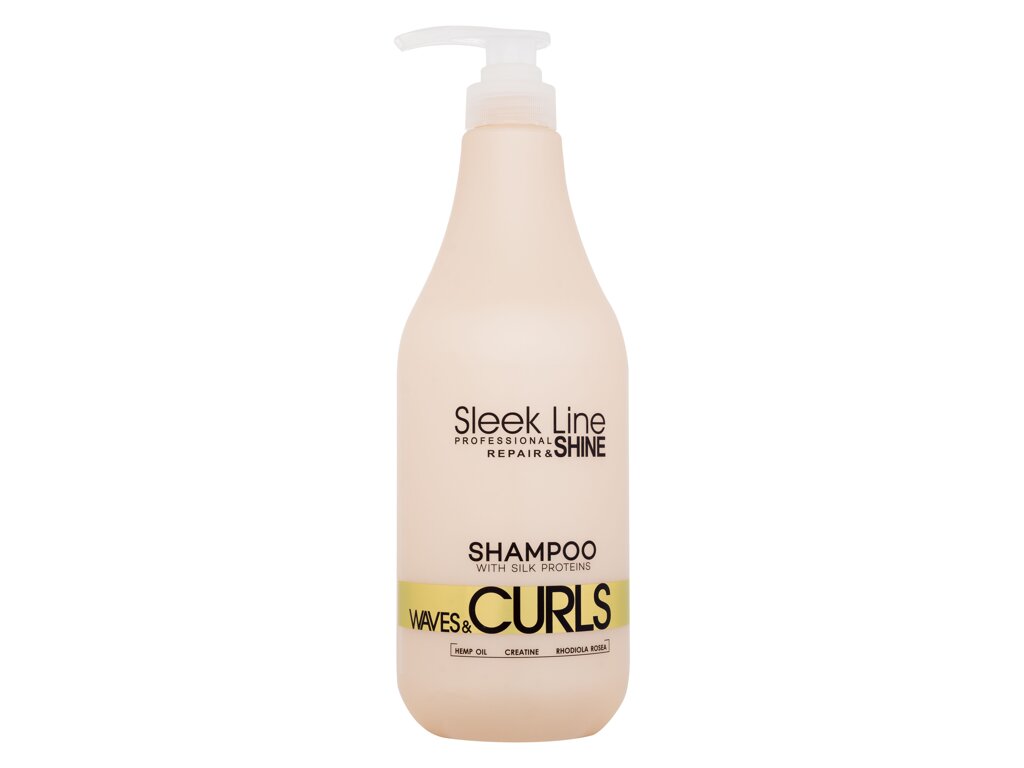 Stapiz Sleek Line Waves & Curls Shampoo 1000ml šampūnas