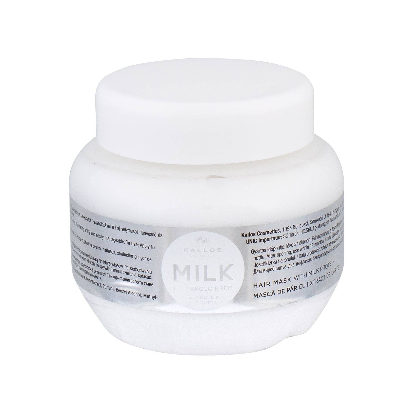 Kallos Cosmetics Milk 275ml plaukų kaukė