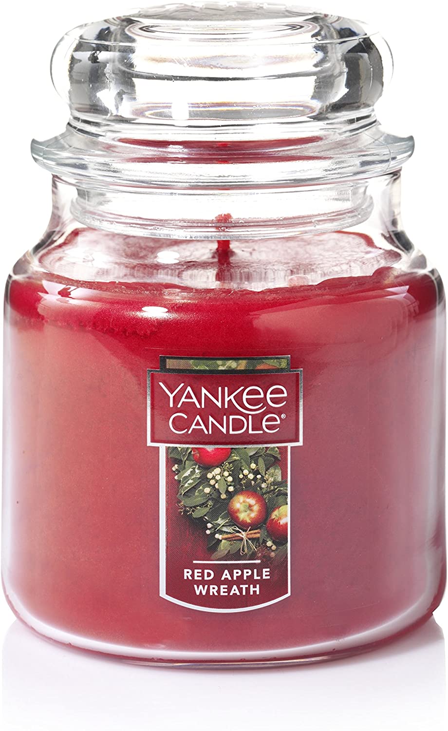 Yankee Candle  ORIGINAL JAR RED APPLE WREATH 411g kvepianti žvakė Medium