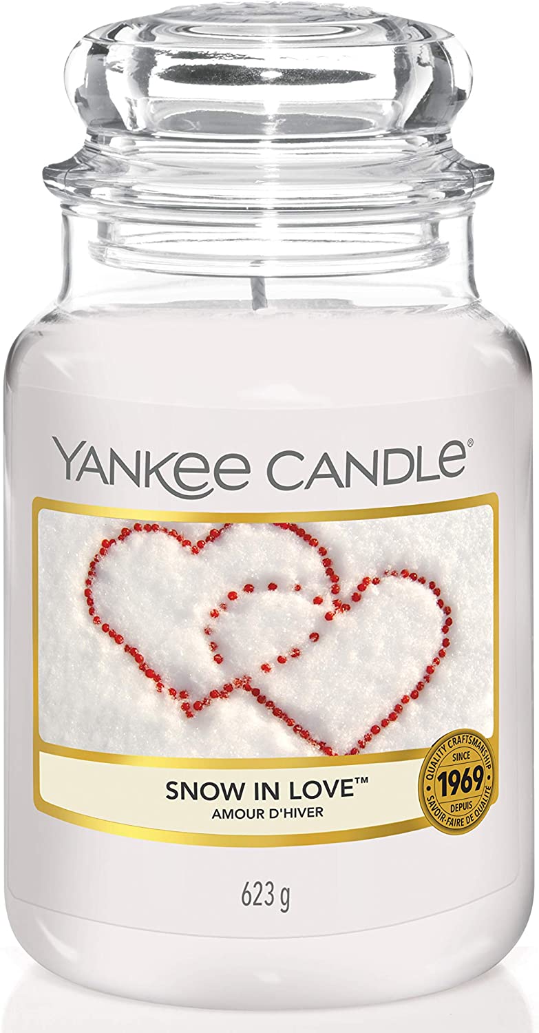 Yankee Candle  ORIGINAL JAR SNOW IN LOVE 623g kvepianti žvakė Large