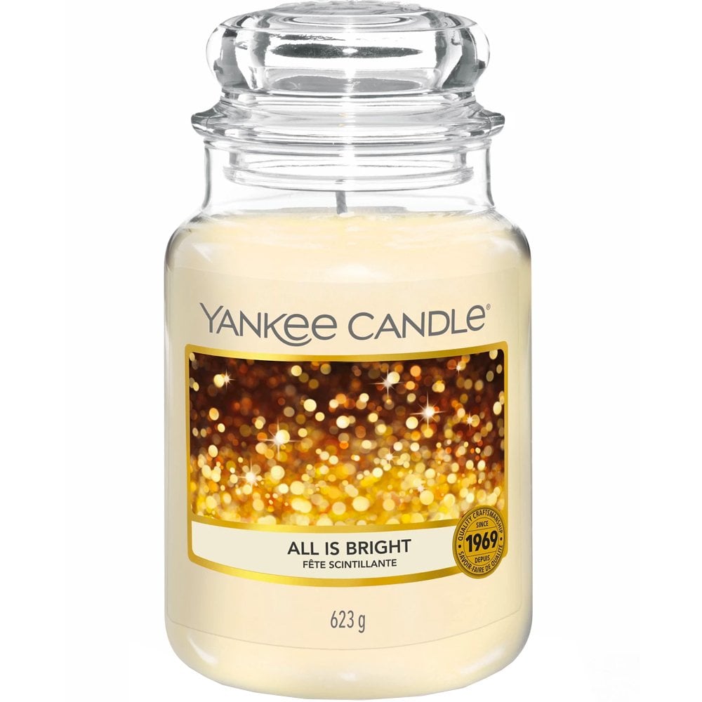 Yankee Candle  ORIGINAL JAR ALL IS BRIGHT 623g kvepianti žvakė Large