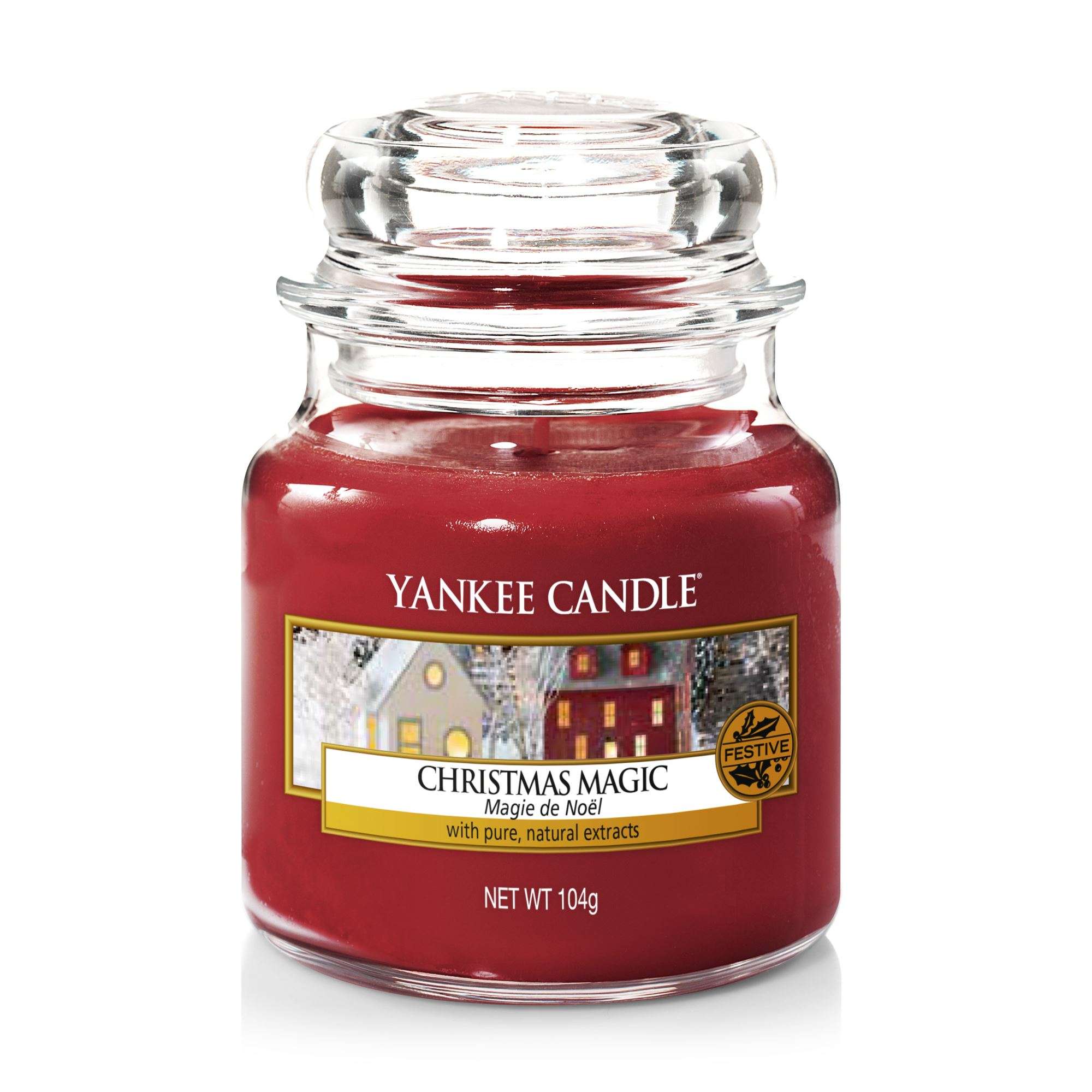 Yankee Candle  ORIGINAL JAR CHRISTMAS MAGIC 104g kvepianti žvakė Small