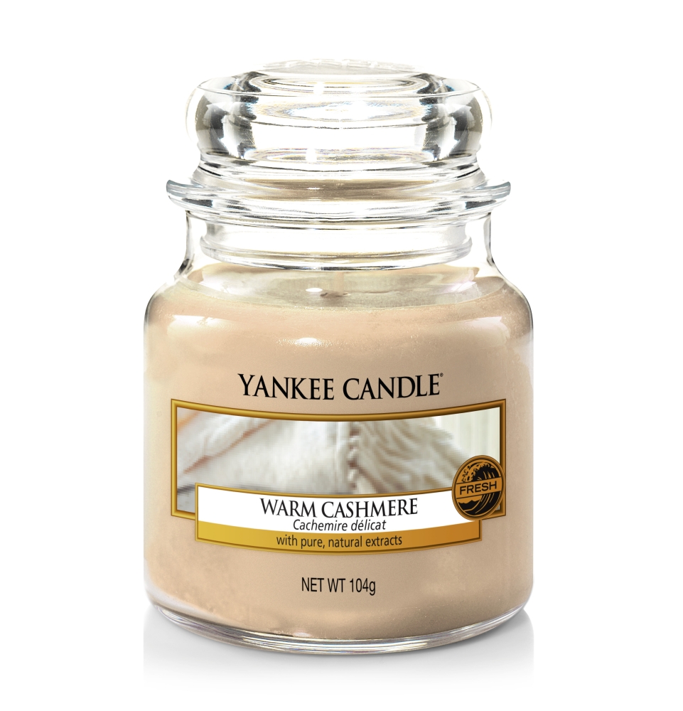 Yankee Candle  ORIGINAL JAR CASHMERE 104g kvepianti žvakė Small