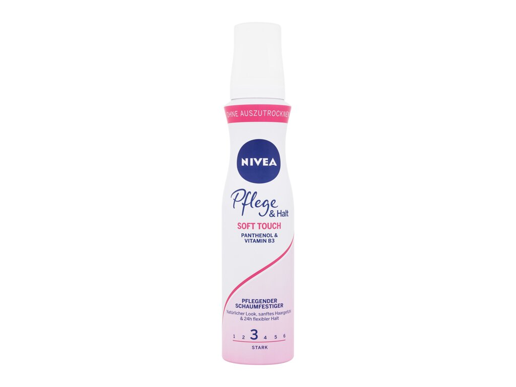 Nivea Care & Hold Soft Touch Caring Mousse 150ml plaukų putos