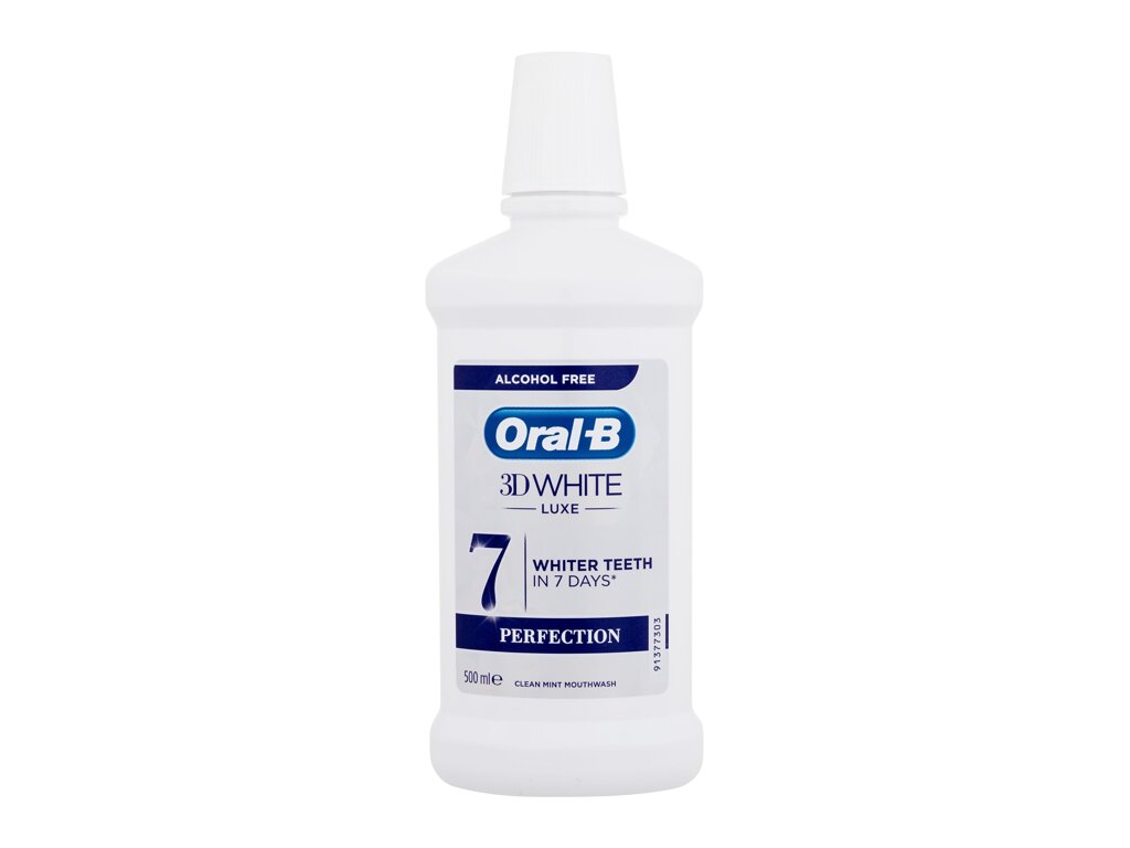 ORAL-B 3D White Luxe 500ml dantų skalavimo skystis