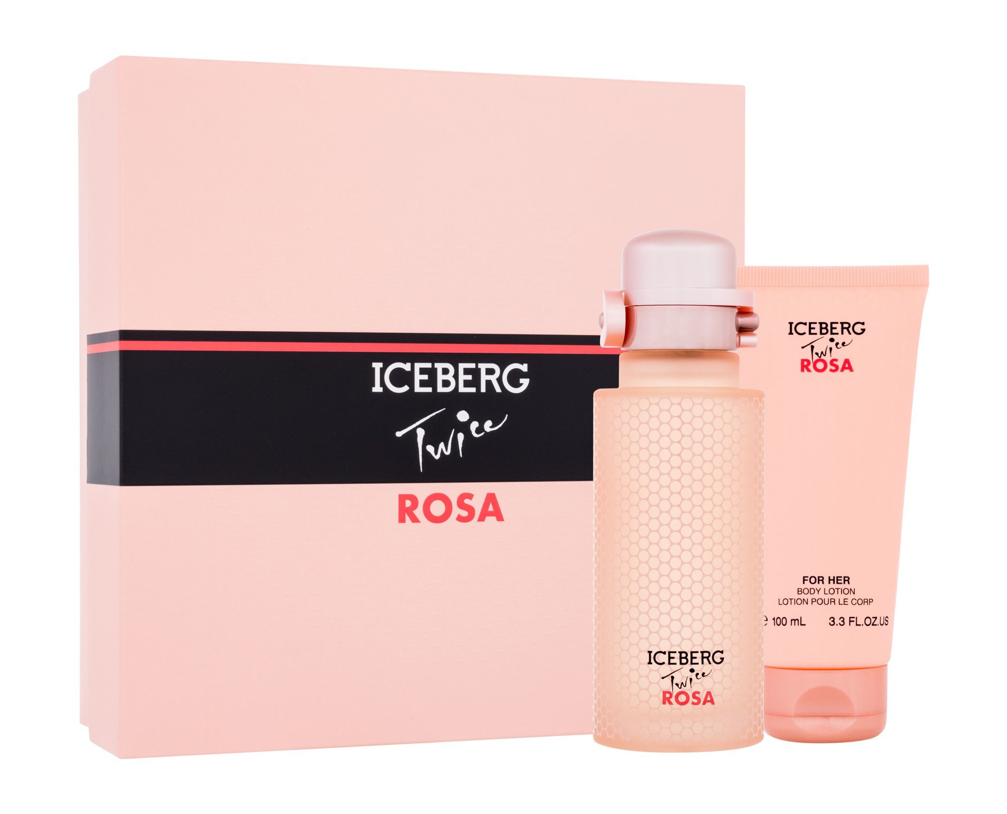 Iceberg Twice Rosa 125ml Edt 125 ml + Body Lotion 100 ml Kvepalai Moterims EDT Rinkinys