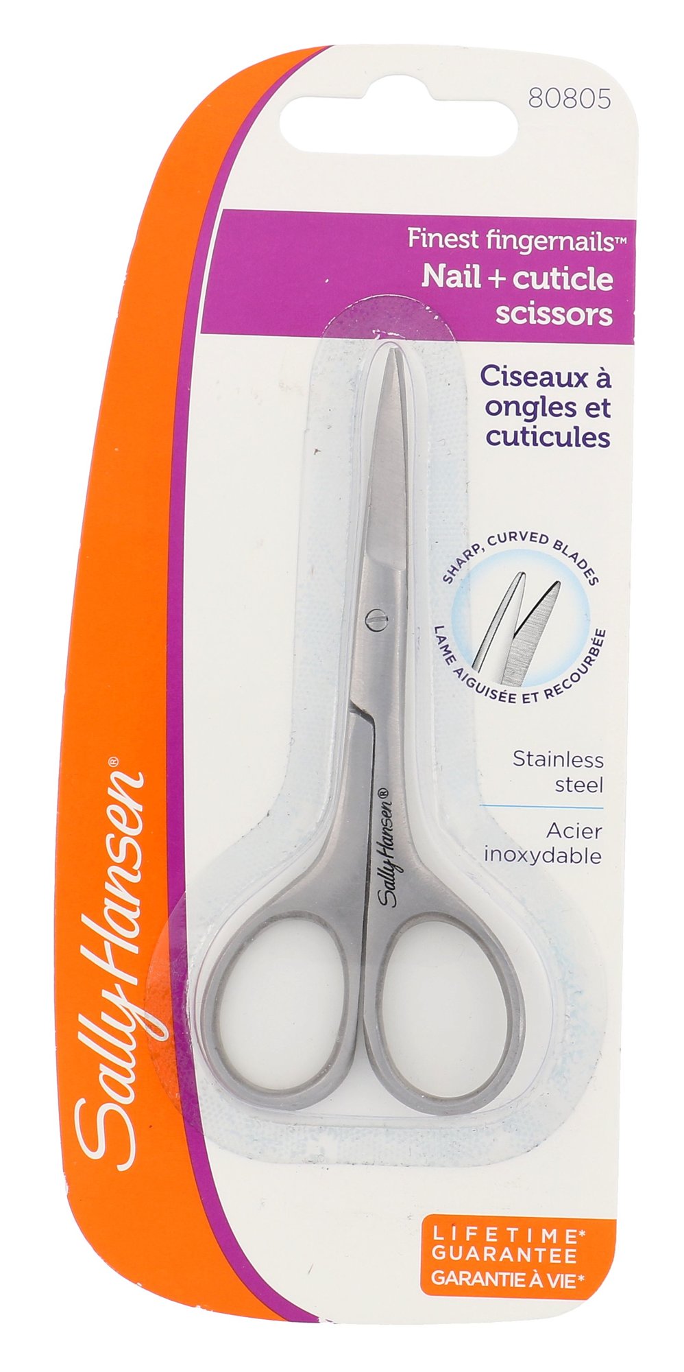 Sally Hansen Finest Fingernails Nail Cuticle Scissors 1vnt Manikiūro priemonė (Pažeista pakuotė)