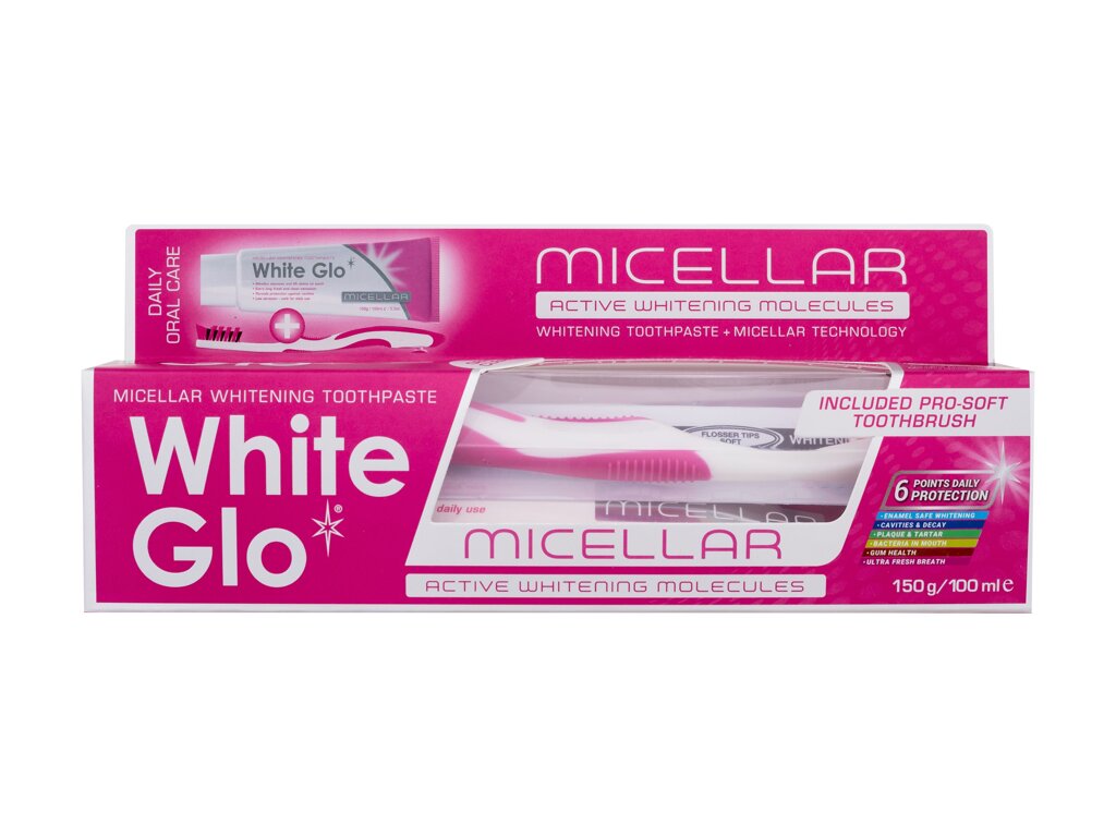 White Glo Micellar 150g dantų pasta