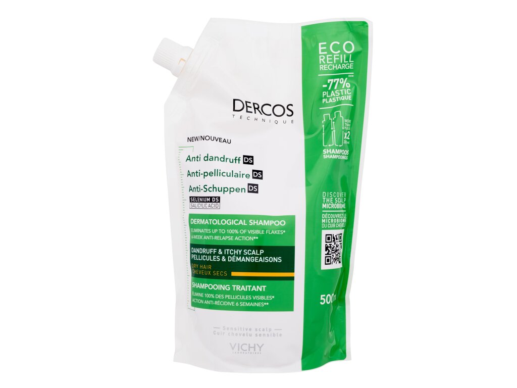 Vichy Dercos Anti-Dandruff Dry Hair 500ml šampūnas