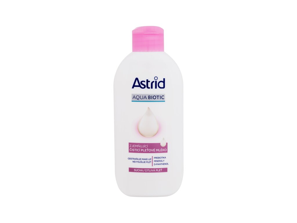 Astrid Aqua Biotic Softening Cleansing Milk 200ml veido pienelis 