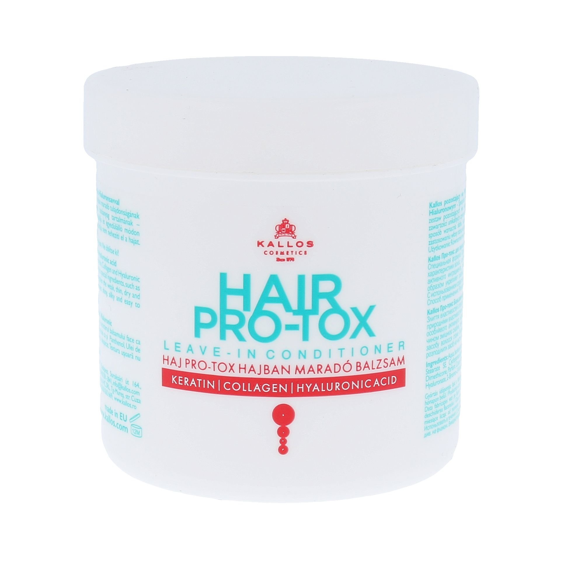 Kallos Cosmetics Hair Pro-Tox Leave-In Conditioner 250ml kondicionierius