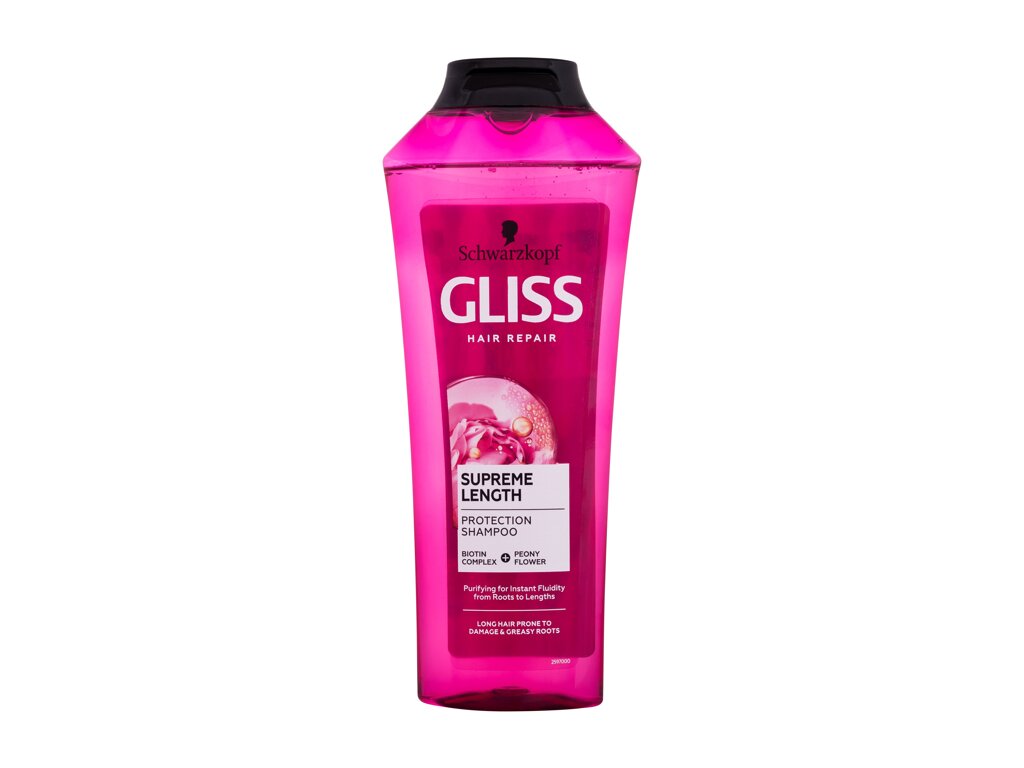 Schwarzkopf  Gliss Supreme Length Protection Shampoo 400ml šampūnas
