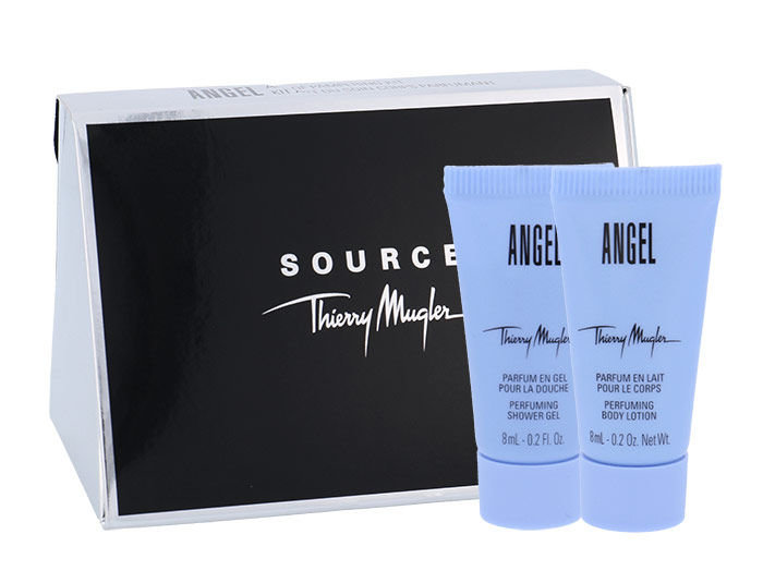 Thierry Mugler Angel 8ml body lotion 8 ml + shower gel 8ml kūno losjonas Rinkinys