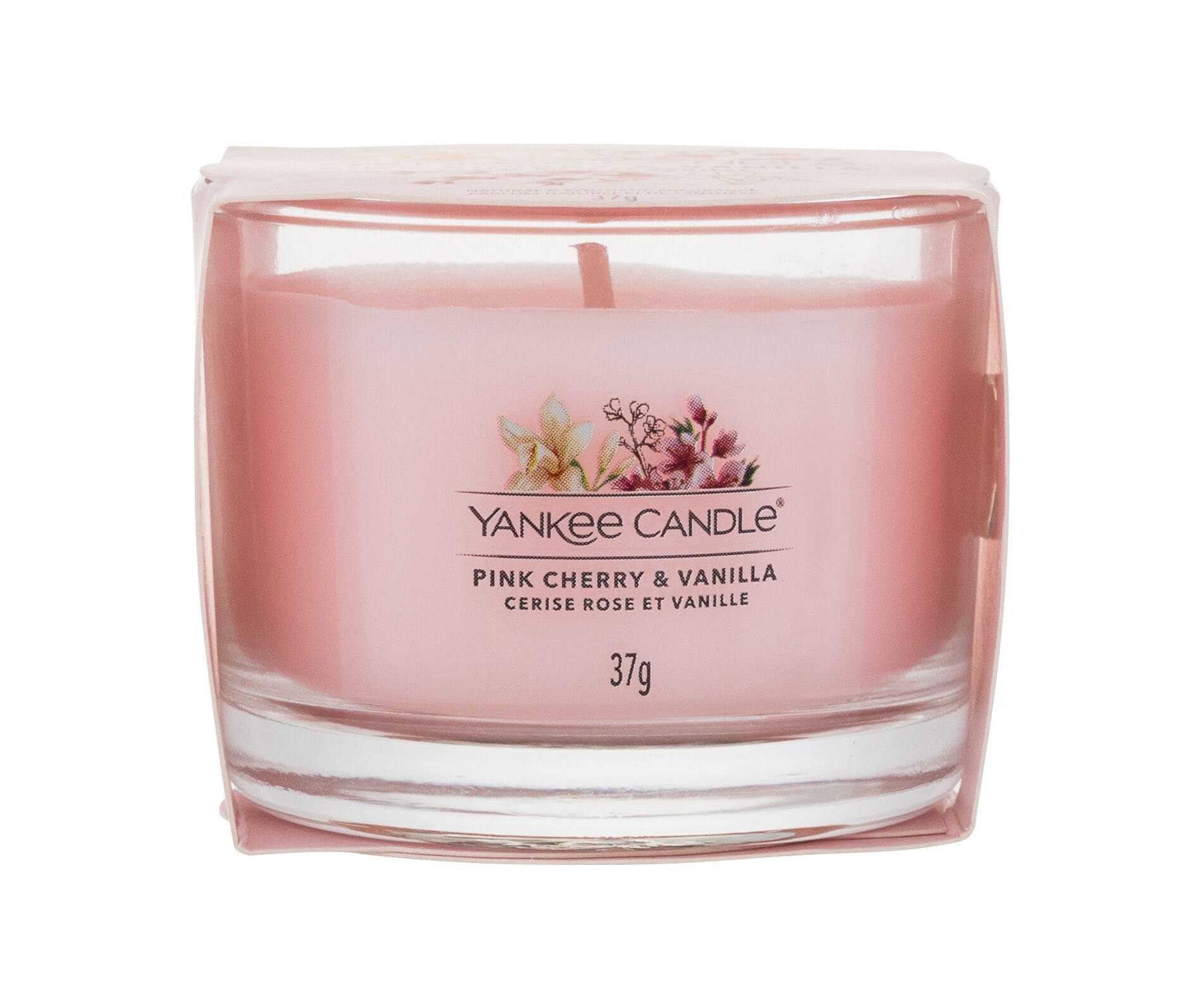 Yankee Candle Pink Cherry & Vanilla 37g Kvepalai Unisex Scented Candle