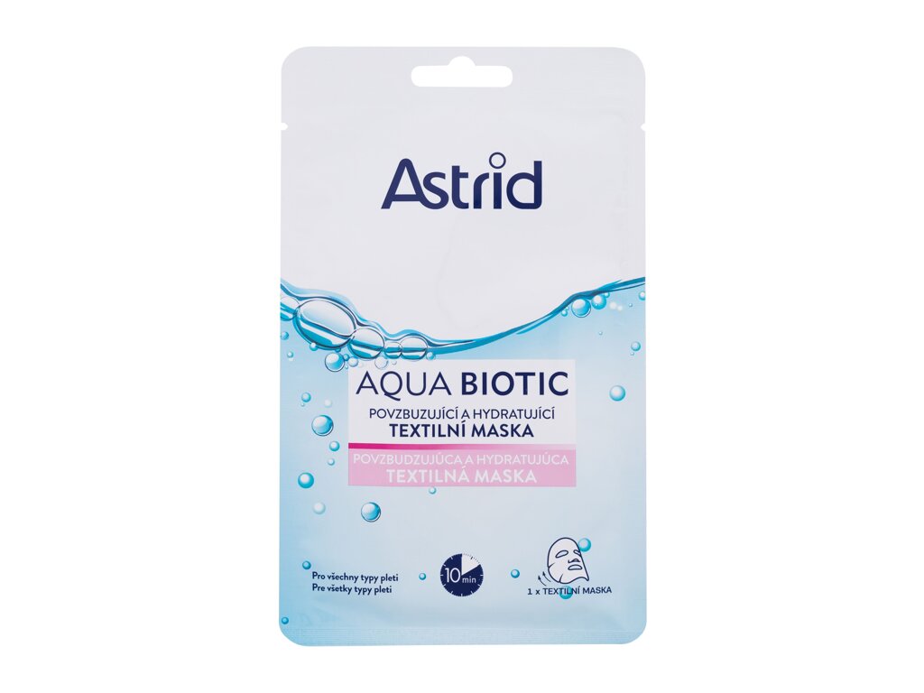 Astrid Aqua Biotic Anti-Fatigue and Quenching Tissue Mask 1vnt Veido kaukė