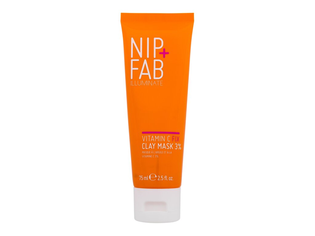 NIP+FAB Illuminate Vitamin C Fix Clay Mask 3% 75ml Veido kaukė
