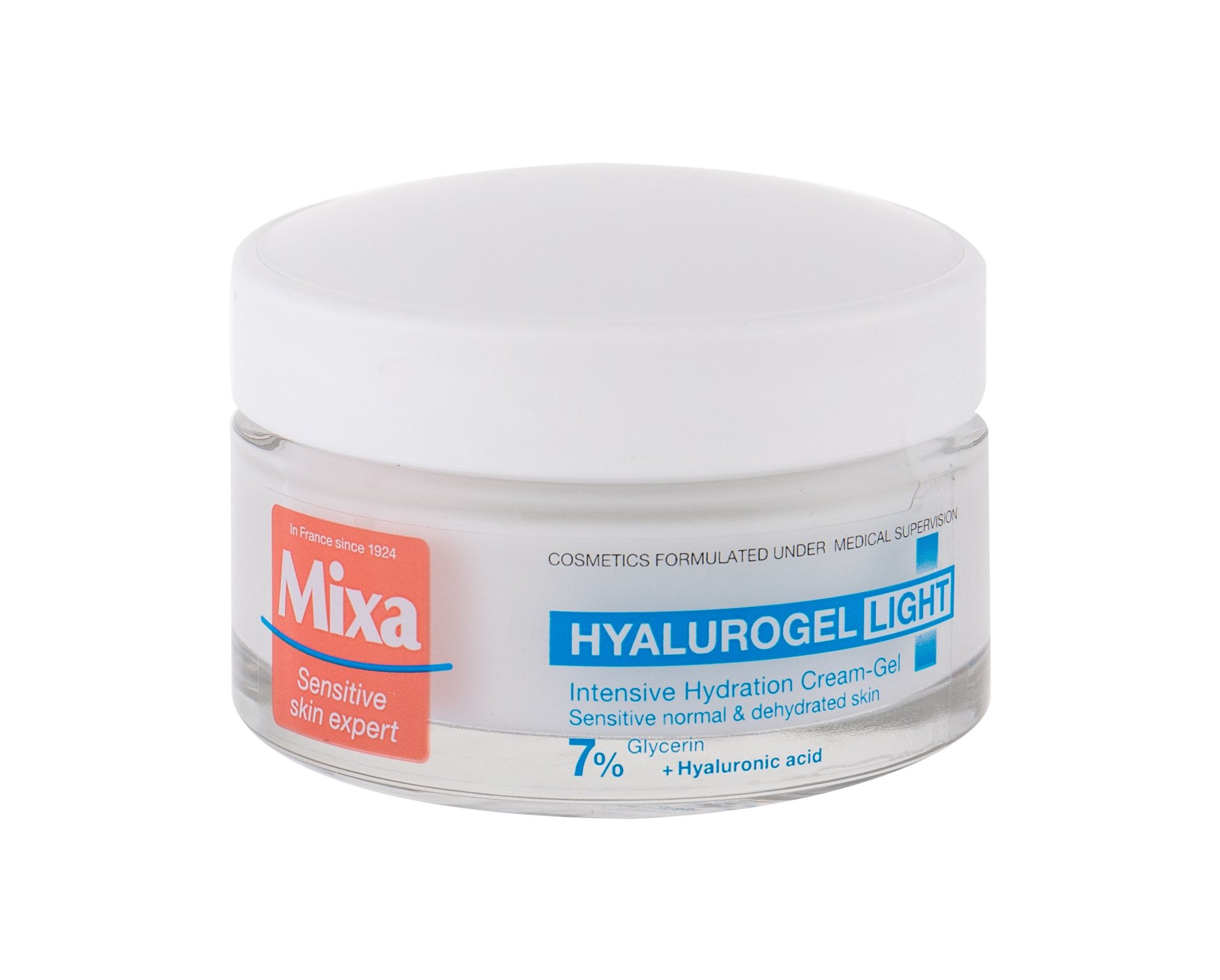 Mixa Sensitive Skin Expert Hyalurogel Light 50ml dieninis kremas