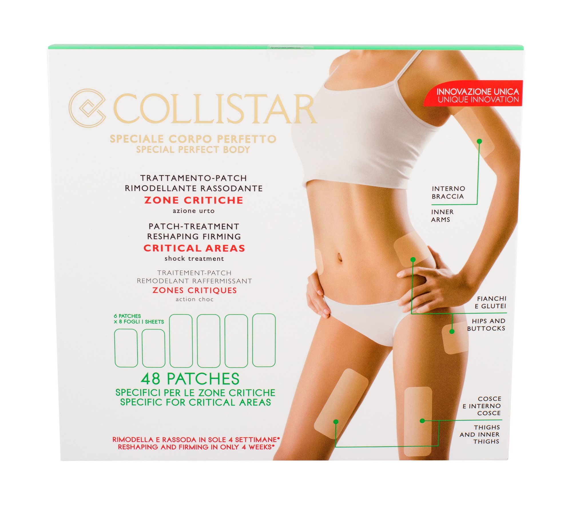 Collistar Special Perfect Body Patch-Treatment Reshaping Firming Critical Areas 48vnt liekninamasis kremas