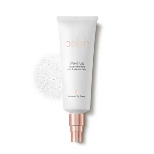 Delilah Wake Up Radiant Hydrating Mist Veido odos ir makiažo dulksna 80ml veido kosmetika