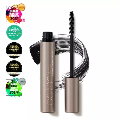Delilah Intense Day-to-Night Buildable Volumising and Defining Mascara ilginantis ir tankinantis blakstienų tu&scaron;as 10.5ml blakstienų tu&scaron;as