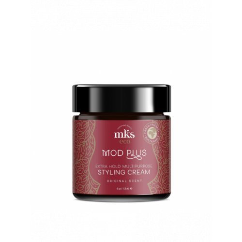 MKS eco Extra Hold Mod Plus Styling Cream Stiprios fiksacijos plaukų formavimo kremas 113g modeliavimo priemonė