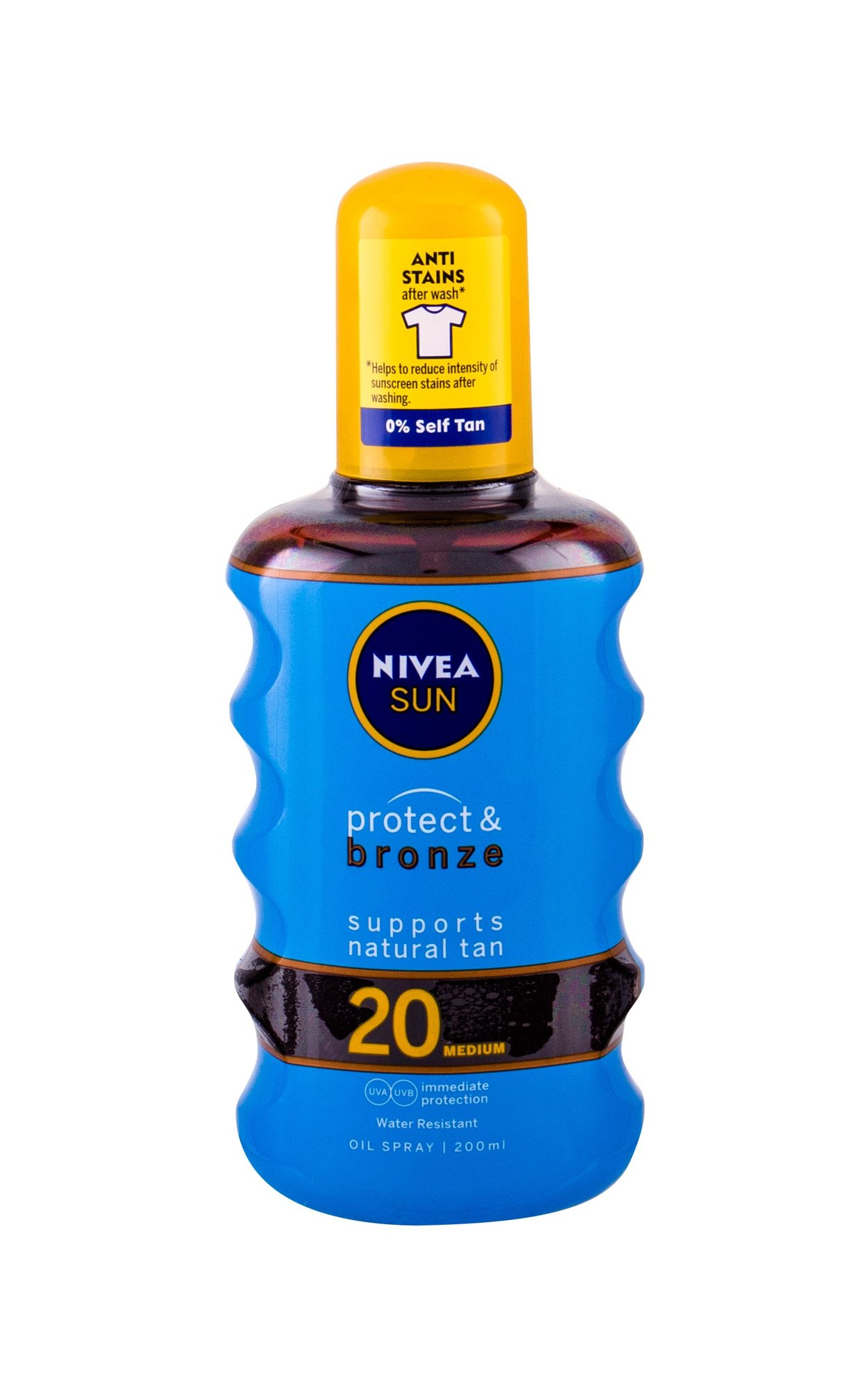 Nivea Sun Protect & Bronze Oil Spray SPF20 200ml įdegio losjonas