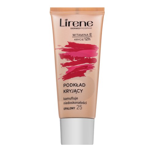 Lirene Vitamin E High-Coverage Liquid Foundation 25 Tanned 30 ml 30