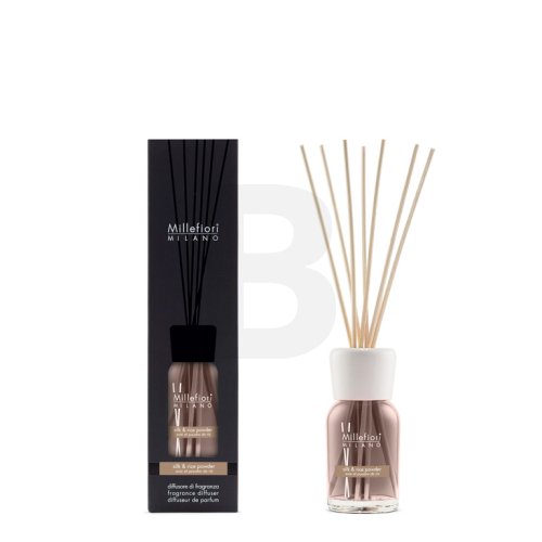 Millefiori Milano Fragrance Diffuser Silk & Rice Powder 100 ml 100 namų kvapas