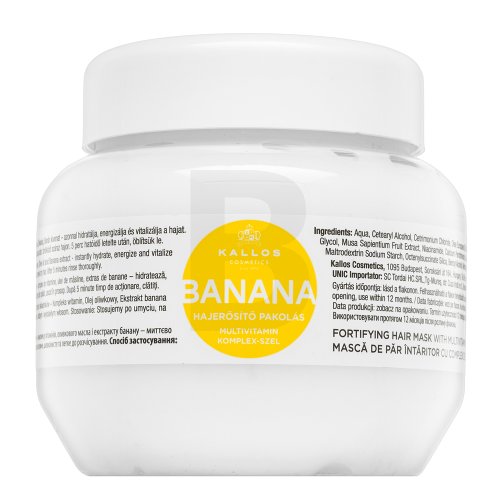 Kallos Banana Fortifying Hair Mask 275 ml 275