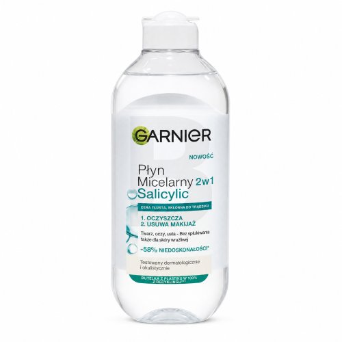 Garnier Micellar Water 2in1 Salicylic 400 ml 400