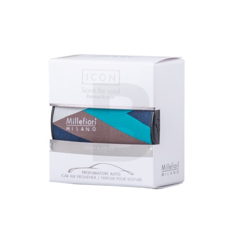 Millefiori Milano Icon Car Air Freshener Legni & Spezie Textil Geometric namų kvapas