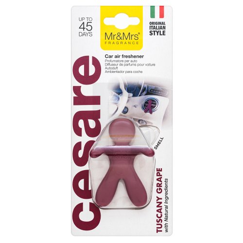 Mr&Mrs Fragrance Cesare Car Air Freshener Tuscany Grape namų kvapas