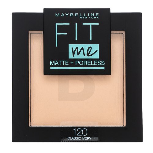 Maybelline Fit Me! Matte + Poreless Powder 120 Classic Ivory 9 g 9