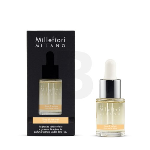 Millefiori Milano Fragrance Soluble in Water Lime & Vetiver 15 ml 15 namų kvapas