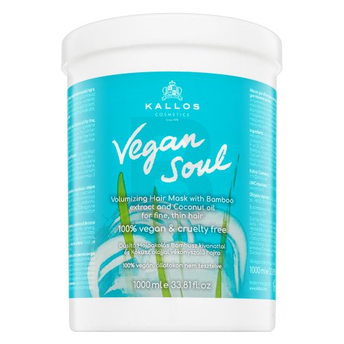 Kallos Vegan Soul Volumizing Hair Mask 1000 ml