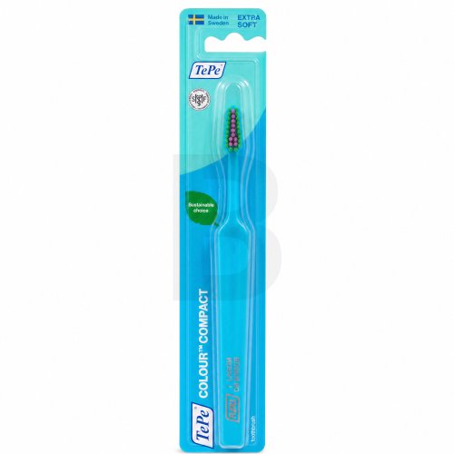 TePe Colour Compact Extra Soft Toothbrush Turquoise