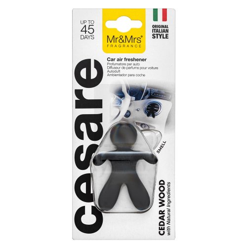 Mr&Mrs Fragrance Cesare Car Air Freshener Cedar Wood namų kvapas