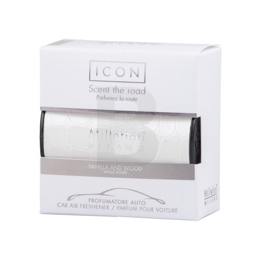 Millefiori Milano Icon Car Air Freshener Vanilla & Wood Urban namų kvapas