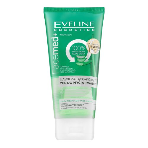Eveline FaceMed+ 100% Aloe Vera Moisturising And Soothing Facial Wash Gel 150 ml 150