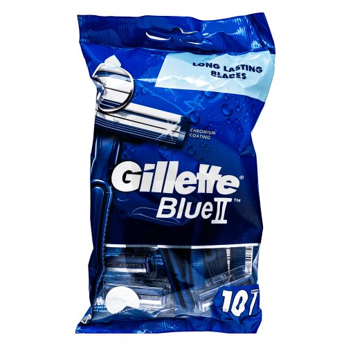 Gillette Blue II Disposable Razors 10 pcs