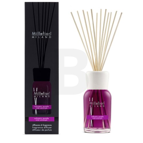 Millefiori Milano Fragrance Diffuser Volcanic Purple 500 ml 500 namų kvapas