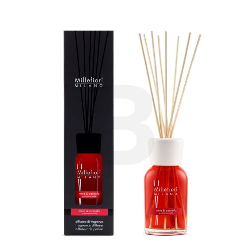 Millefiori Milano Fragrance Diffuser Mela & Cannella 250 ml 250 namų kvapas