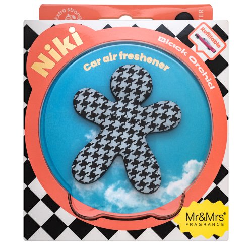 Mr&Mrs Fragrance Niki Car Air Freshener Black Orchid namų kvapas