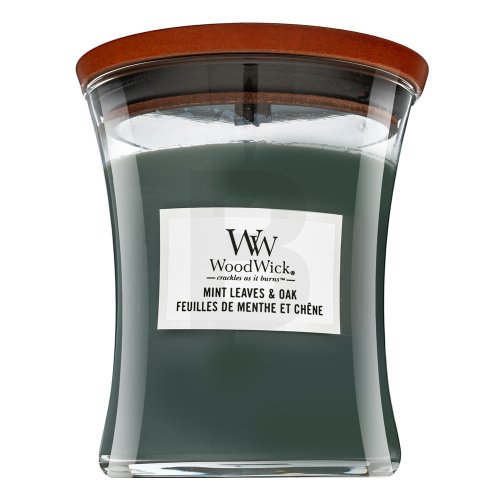 Woodwick Mint Leaves & Oak 275 g 275 namų kvapas